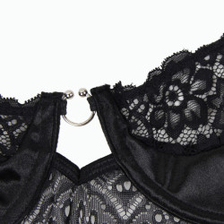 Subblime - Corset Corset Et Ceinture Subblime Noir S / M